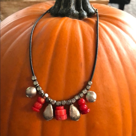 Join the $5 Clear My Closet Sale Vintage Marjorie Baer SF  Metal Necklace - Picture 2 of 8